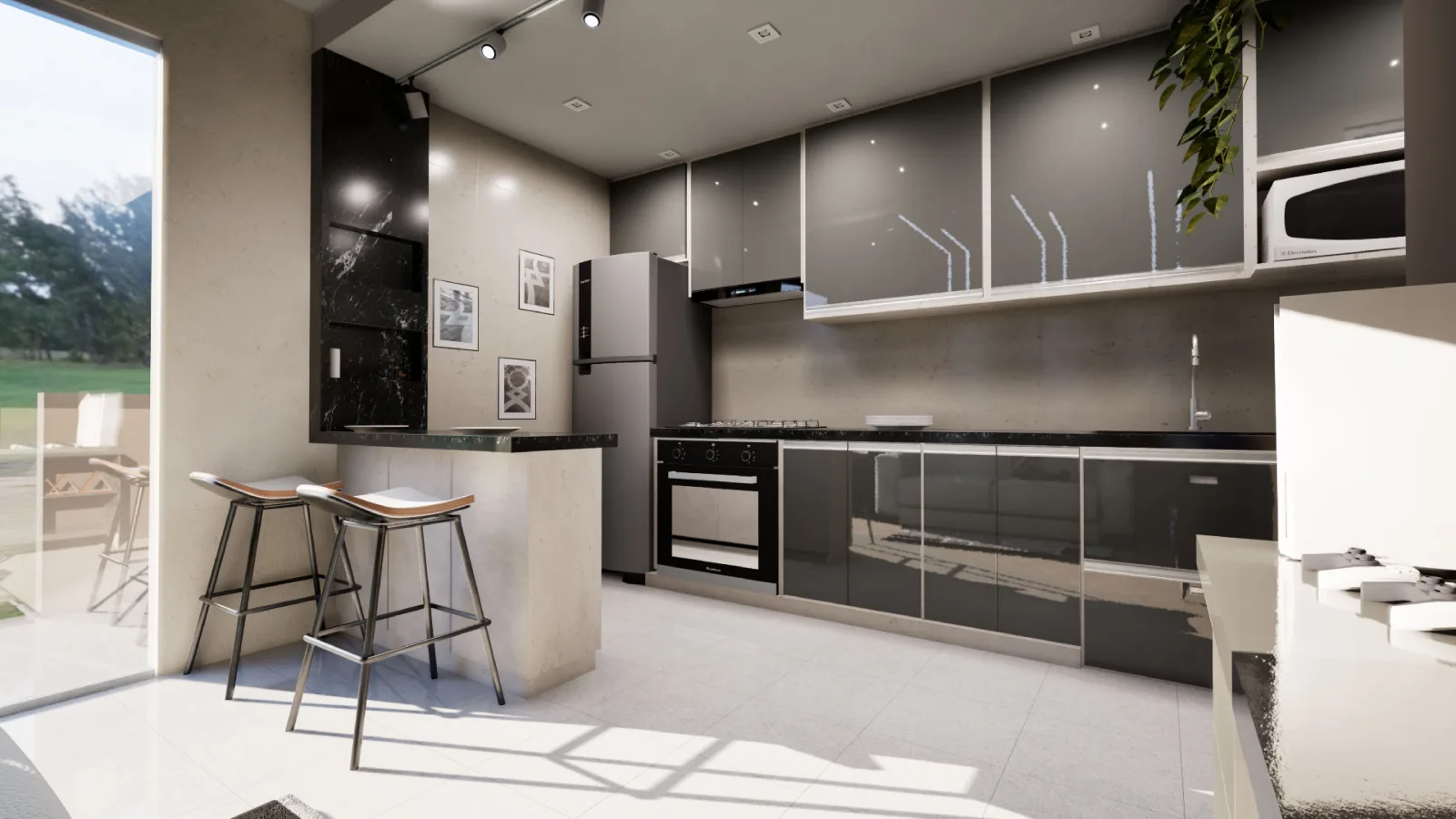 Apartamento — Visualização 3D